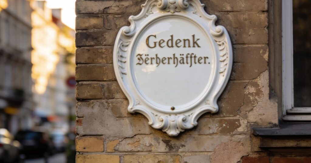 Gedenktafel Berlin: Orte der Erinnerung und ihre Geschichte entdecken