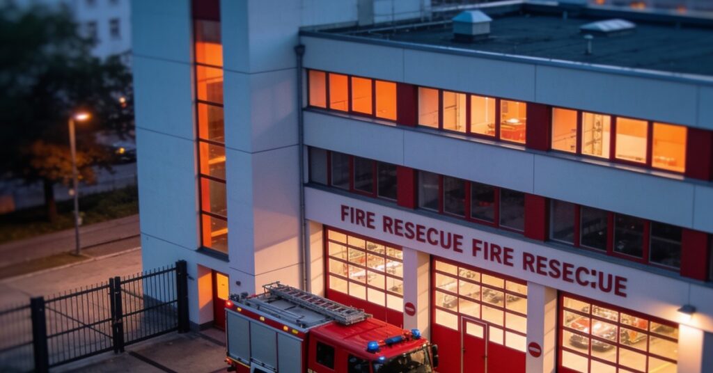 Feuer und Rettungswache Berliner Tor F22: Einsatzort und Aufgaben im Fokus