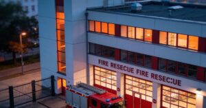 Feuer und Rettungswache Berliner Tor F22: Einsatzort und Aufgaben im Fokus